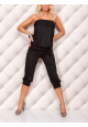 Black Boobtube Jumpsuit